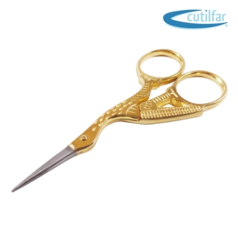 Tesoura de Unhas Dourada
